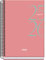 Dohe - Agenda scolastica 2025 2026 - Panoramica settimanale, formato A5 (15 x 21 cm), spagnolo e inglese, da settembre a giugno, rilegatura a spirale, copertina rigida - SYSTEM Rosa