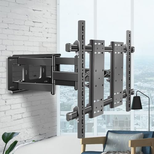 Mobile Porta TV - Supporto A Parete Per TV, Supporto TV A Doppia Rotazione E Inclinazione Articolata Con 6 Bracci, Per La Maggior Parte Dei Televisori LED/4K A Schermo Piatto Da 70-120 Pollici