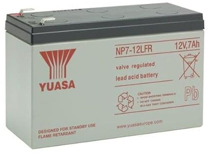 Yuasa NP7-12LFR 12v 7Ah Rechargeable Lead Acid Battery