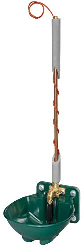 Lister Heizbares Tränkebecken SB 22 H RBH mit Rohrbegleitheizung 230 Volt / 66 Watt (Frostschutz bis ca. -35°C) - mit Pendelventil 230 Volt - Tränke Kuh Kühe Rinder Pferd Pferde Stall