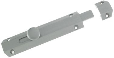 ZAB100BSC 150mm Satin Chrome Heavy Duty Surface Bolt