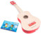 New Classic Toys - 10300 - Musikinstrument - Spielzeug Holzgitarre - Natur/Rot