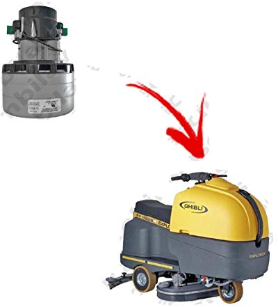 SERIE S4 EXPLORER MOTEUR ASPIRATION LAMB AMETEK pour autolaveuses GHIBLI