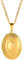 U7 Oval Medaillons für Damen Vintage Medaillon zum Öffnen für Bilder Foto Halskette 18k vergoldet Personalisiert Anhänger Amulett Souvenir Erinnerung Kettenanhänger Charm Schmuck für Valentinstag