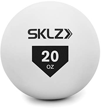 SKLZ Kontaktball, Baseball- und Softball-Schlag-Trainingsball, 590 ml, Weiß