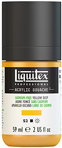 Liquitex 2059891 Peinture, Acrylique, Jaune foncé sans Cadmium, 59 ml (Lot de 1)