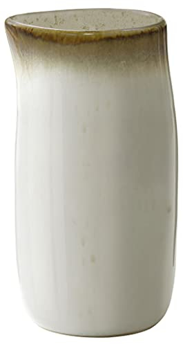 BITZ Milkkännchen, Milchkanne aus Steingut, 200 ml, Creme/Creme