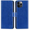 32nd Book Wallet PU Leather Flip Case Cover For Apple iPhone 12 Pro Max (6.7), Design With Card Slot and Magnetic Closure - Deep Blue