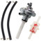 HURI Robinet à essence dépression 15 mm avec robinet d'essence pour Piaggio TPH 50, TPH 125, Typhoon 50 DT AC, Sfera 50, NSL 50, Zip 50, NRG 50, Quartz 50, NTT 50, Free 50, Liberty 50