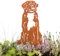 Terma Stahldesign Berner Sennenhund Edelrost Hund Verschiedene Rassen, Handmade Germany, tolle gartendeko aus Rost-Metall, deko rostoptik, Rostfiguren Tiere, rostfiguren Garten, Rostdeko