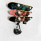 Hikeen Skateboard-Rack, Wandhalterung, Skateboard-Aufbewahrung, Skateboard-Halter, belastbares Skateboard-Rack, vertikales platzsparendes Design