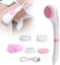 USB Charge Electric Body Bath Brush, 6 Gears Adjustable Bath Body Brush Set Shower Brush Back Scrubber Multi‑Function Long Handle Massage,Long Handle for Body Scrubbers for Use in Shower (Pink)