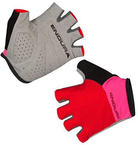 Endura Herren Xtract Lite Rennradhandschuh | Gel-Polsterung | Silikonprofil | Ultra-Leicht Handschuhe, Rot, L