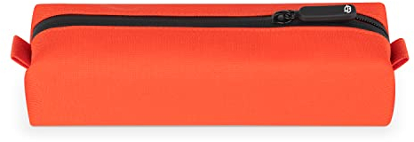 Comfyable Petite Trousse de Toilette Homme, Mini Kit de Voyage Imperméable pour Brosse à Dents, Orange