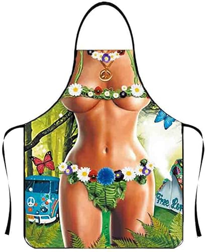 Asgens Lustige Kochschürze Grillschürze für Männer, Frauen, Küchenchef Kochschürzen Weihnachten Geburtstagsgeschenk für Ehemann, Ehefrau, Vater, Mutter, Freunde