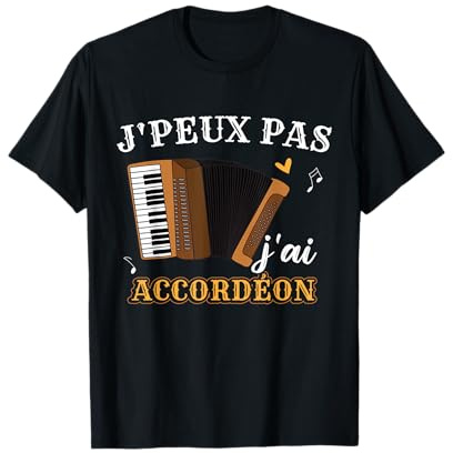 Instrument de musique accordéon T-Shirt