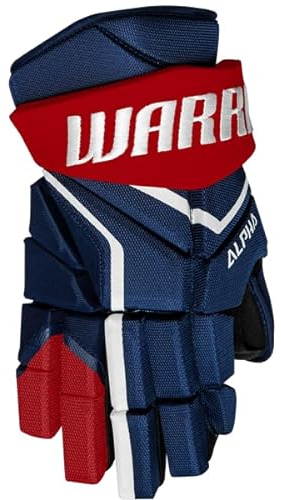Warrior Alpha LX2 MAX Handschuhe Senior, Größe:13 Zoll, Farben:Navy/Weiss/rot