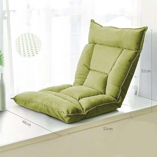 Casa Piano Stühle, Stuhl Mit Rückenstütze, Stuhl Für Erwachsene, Klappbarer Gaming Stuhl, Faltbar, Klappbare Lesestühle Für Erwachsene, Sitze Für Meditation, Green