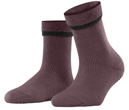 FALKE Damen Cuddle Pads W HP Baumwolle Wolle Rutschhemmende Noppen 1 Paar Stoppersocken, Rosa (Roan Rouge 8936), 35-38