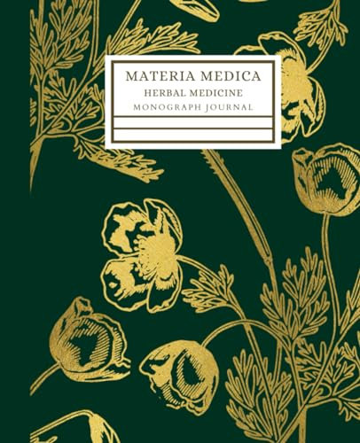 Materia Medica Herbal Medicine Monograph Journal: Herbalist's Notebook | 106 pages | Glossy | 7.5 x 9.25
