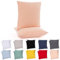 Lotusein Kissenbezug 80x80 cm (2er Set) - Rosa - 100% Jersey Baumwolle 175 g/qm Kissenbezüge - Kissenhülle für Kissen mit Reißverschluss - Oeko-Tex Zertifiziert