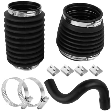 Kreuzgelenk und Auspuffbalg Kits für Volvo Penta Marine Heckantriebe AQ200 250 270 275 280 290, ersetzt für 875822 876294 876631 Auspuffbalg Kreuzgelenk Antriebsbalg Service mit Schlauch