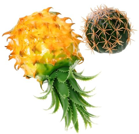 TINEASUR 2stücke Auto Antennen Topper Kreative Dekoration Für Langlebige Und wasserdichte Pu-Materialien Kompatibel Mit Meisten Antennen Niedliches Design Ananas Und Kaktusform Für