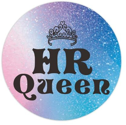 50 Stück Aufkleber HR Queen Aufkleber Geschenkanhänger Vinyl Aufkleber Zitat Aufkleber für Wasserflaschen Laptop Umschlag Dichtungen Goodie Bags 10,2 cm