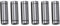 LM8LUU Linearbewegungs-Kugellager, 8 Mm Innendurchmesser, 15 Mm Außendurchmesser, 45 Mm Länge, 6 Stück für 3D-Drucker-CNC-Teile mit Gleitlager, Hochwertiger Stahl, Doppelt