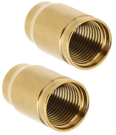 Fahrrad-Ventilkappen, Ti-Legierung, Staubdicht, Robust, Universell, für Fahrradreifen, Ventilkappen (GOLD)