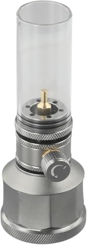 Daaxing Linterna de gas para camping, lámpara de camping con barra de extensión de tanque vacío, lámpara de aleación de aluminio, linterna de gas para exteriores con tanque, diseño ligero y compacto