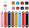 Bekecidi 16PCS Cable Organizers, 8 Colors Small Cable Ties Leather Wire Organizer Cable Tidy for Charging Cables, Headphone Cables