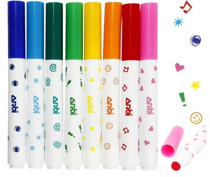 Creativ 100263 Stempelmarker, 8 Stück, mehrfarbig