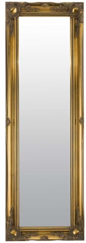 FRAMES BY POST 4 FT6 X 1 FT6, 137 cm x 46 cm groß Gold antik Kunstvolles Design Kleid Big Wandspiegel