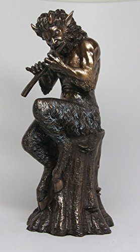 9.75 Inch Satyr Creature Mythological Being Resin Statue Figurine by PTC