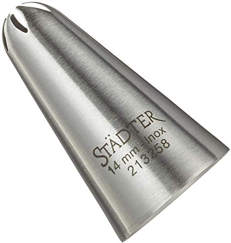 Städter 213258 Blütentülle, Edelstahl, Silber, 1,4cm
