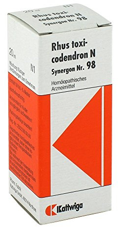 SYNERGON KOMPLEX 98 Rhus toxicodendron N Tropfen 20 ml