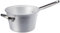 Pentole Agnelli ALMR65B18 - Olla para polenta, de aluminio, con mango de acero inoxidable, plata, 18 cm, 2 L