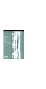 A4 Pad for Watercolours and all Wet Media - 15 Sheets - 350gsm - Neutral Ph