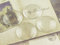 4 Cabochons 30 mm Glas klar
