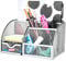 EXERZ Tisch-Organizer/Schreibtisch Organisator/Schreibtisch Tidy/Stifthalter/Multifunktions -Organisator (Silber)