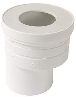 pipe droite pour wc - diamètre 93 mm - excentrée - nicoll srw3e