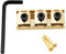 Musiclily 42mm Gitarre Locking Nut Klemmsattel für Floyd Rose Tremolo Bridge System E-Gitarre, Gold