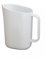 APS 83428 Kanne, 14 x 10cm, H: 22cm Melamin, weiß, 2 Liter