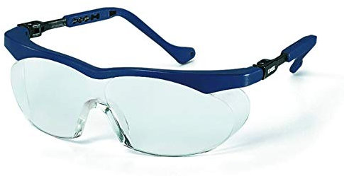 Uvex 9196265 Schutzbrille, weich, transparent, blau