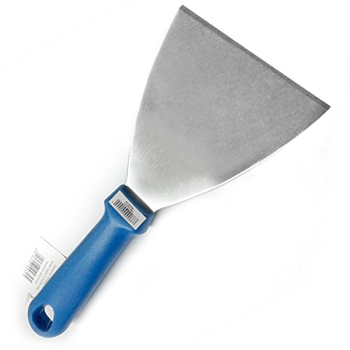 GI METAL Spatola Triangolare Professionale per Ristorante Pizza Pizzeria (Lama 11x10cm)