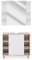 Vicco Badmöbel-Set Fynn, Badezimmerschrank-Set, Sonoma, 2 Teile
