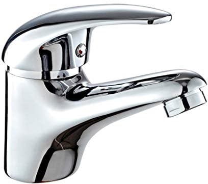 DP Grifería GS10080 Grifo de lavabo monomando serie Naranjo 35mm, plateado