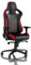 noblechairs Epic Gaming Stuhl - Bürostuhl - Schreibtischstuhl - PU-Kunstleder - Inklusive Kissen - Mousesports Edition - Schwarz/Rot