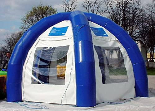 Unbranded AIR Tight Inflatable Event Beach Yard Lawn Camping Gazebo Marquee Spider Tent (Size: 13ft.(D) x 10ft.(H))
